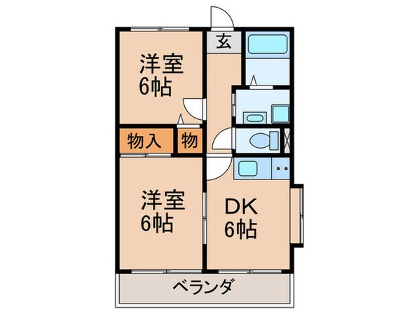 ビラ富が丘の物件間取画像